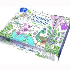 Amazing Animals Colour In Jigsaw