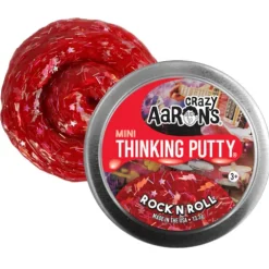 Crazy Aaron's Thinking Putty - Rock N Roll Mini Tin