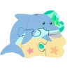 Dolphin Wooden Jigsaw