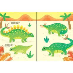 Fingerprint Activities Dinosaurs Book