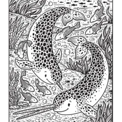 Narwhals Magic Painting Book
