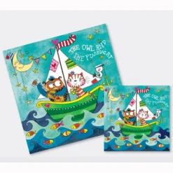 Owl & Pussycat Jigsaw Birthday Card