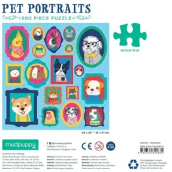 Pet Portraits 500 Piece Jigsaw
