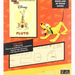 Pluto Wooden Model