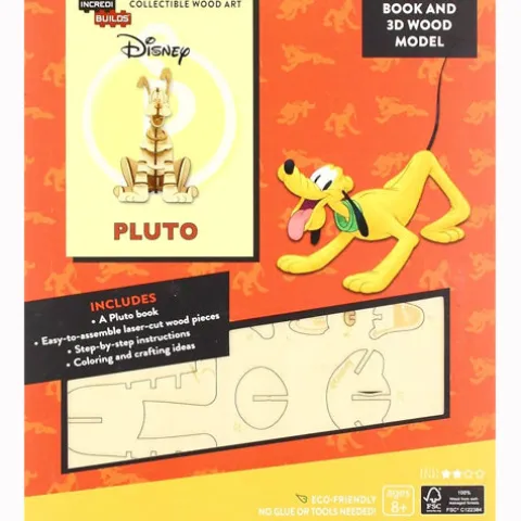 Pluto Wooden Model