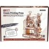 Printing Press Wooden Model