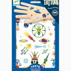 Space Temporary Tattoos