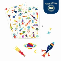 Space Temporary Tattoos