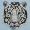 White Tiger Crystal Art Card