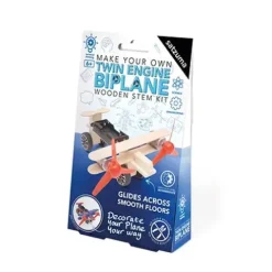Wooden Biplane Model Kit