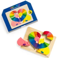 Wooden Lion Tray Puzzle