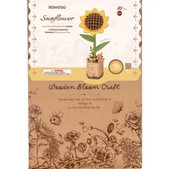 Wooden Sunflower Model