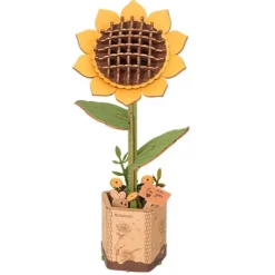 Wooden Sunflower Model