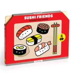 Wooden Sushi Tray Puzzle