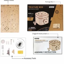 Wooden Treasure Box Kit